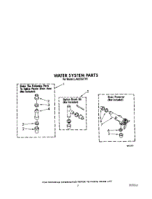 06 - Water System parts for Whirlpool Washer LA6055XTN1 from AppliancePartsPros.com