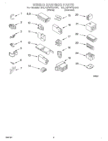 07 - Wiring Harness parts for Whirlpool Washer 3XLA87W72AW0 from AppliancePartsPros.com