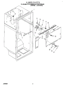 02 - Liner parts for Kitchenaid Refrigerator KTHC18KBWH00 from AppliancePartsPros.com