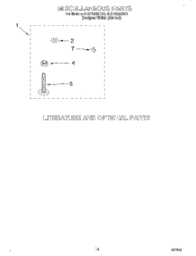 10 - Miscellaneous, Lit / Optional parts for Whirlpool Washer 4LSC9255DQ0 from AppliancePartsPros.com
