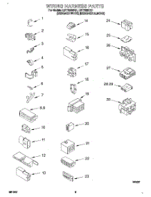 07 - Wiring Harness parts for Whirlpool Washer LST7233DZ1 from AppliancePartsPros.com
