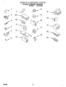 07 - Wiring Harness parts for Whirlpool Washer LSV9355BN0 from AppliancePartsPros.com