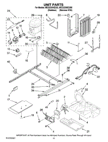 09 - Unit Parts parts for Maytag Refrigerator MSD2258KES00 from AppliancePartsPros.com