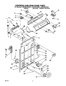 02 - Controls And Rear Panel parts for Whirlpool Washer LSP6244AG0 from AppliancePartsPros.com
