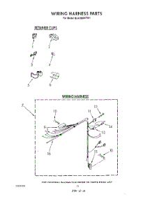08 - Wiring Harness parts for Whirlpool Washer 6LA5800XTG1 from AppliancePartsPros.com