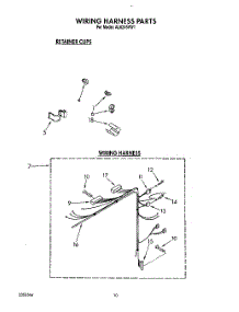 09 - Wiring Harness parts for Whirlpool Washer AL6245VW1 from AppliancePartsPros.com