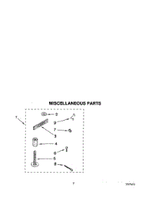 06 - Miscellaneous parts for Whirlpool Washer LA9480XWN2 from AppliancePartsPros.com