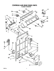 03 - Control And Rear Panel parts for Whirlpool Washer LSV6233AW0 from AppliancePartsPros.com