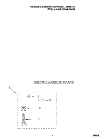 04 - Miscellaneous parts for Whirlpool Washer 8LSP6244BN1 from AppliancePartsPros.com