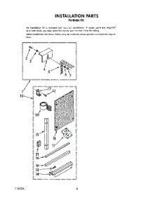 06 - Installation parts for Whirlpool Air Conditioner Heat Pump R51 from AppliancePartsPros.com