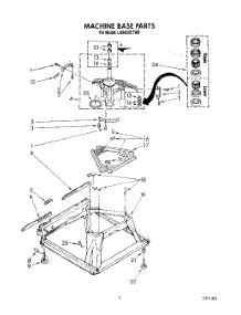 08 - Machine Base parts for Whirlpool Washer LA8800XTN0 from AppliancePartsPros.com
