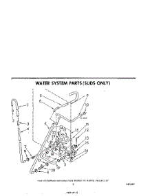 07 - Water System (Suds Only) parts for Whirlpool Washer LA5805XPW1 from AppliancePartsPros.com