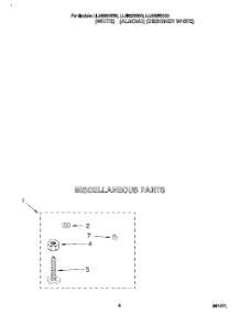 04 - Miscellaneous parts for Whirlpool Washer LLN8233BW0 from AppliancePartsPros.com