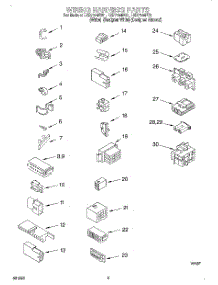 06 - Wiring Harness parts for Whirlpool Washer LXR7144EZ1 from AppliancePartsPros.com