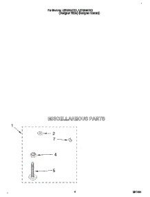03 - Miscellaneous parts for Whirlpool Washer LSR8244DZ0 from AppliancePartsPros.com