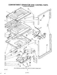 05 - Compartment Separator And Control parts for Kitchenaid Refrigerator KTRF18MSWHY0 from AppliancePartsPros.com