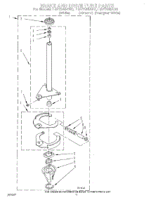 09 - Brake And Drive Tube parts for Whirlpool Washer LSV7245AW0 from AppliancePartsPros.com