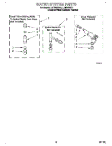 10 - Water System parts for Whirlpool Washer LST9355BQ1 from AppliancePartsPros.com