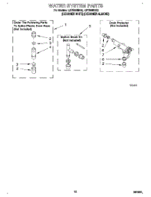 10 - Water System parts for Whirlpool Washer LST9245BZ2 from AppliancePartsPros.com