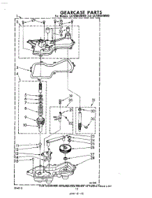 10 - Gearcase parts for Whirlpool Washer LA7005XMW0 from AppliancePartsPros.com