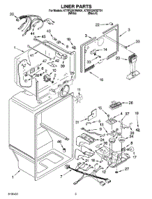 02 - Liner Parts parts for Kitchenaid Refrigerator KTRP22KRBT01 from AppliancePartsPros.com