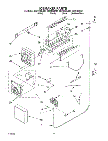 12 - Icemaker Parts parts for Whirlpool Refrigerator GC5THGXLT01 from AppliancePartsPros.com