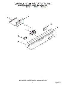 08 - Dispenser Front Parts parts for Whirlpool Refrigerator CS25AFXKT05 from AppliancePartsPros.com