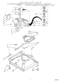 07 - Machine Base parts for Whirlpool Washer LLT8244AQ0 from AppliancePartsPros.com