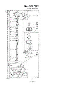 10 - Gearcase parts for Whirlpool Washer LA5430XTN0 from AppliancePartsPros.com