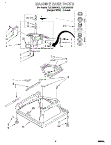 06 - Machine Base parts for Whirlpool Washer 7LSC8244BQ0 from AppliancePartsPros.com