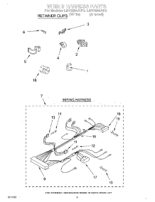 07 - Wiring Harness parts for Whirlpool Washer LSV6234AW0 from AppliancePartsPros.com