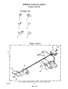 08 - Wiring Harness parts for Whirlpool Washer LA5610XTG0 from AppliancePartsPros.com