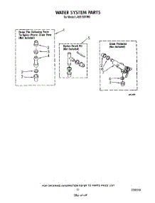 11 - Water System parts for Whirlpool Washer LA5610XTW0 from AppliancePartsPros.com