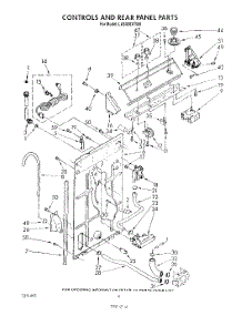 03 - Controls And Rear Panel parts for Whirlpool Washer LA5420XTN0 from AppliancePartsPros.com