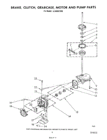 08 - Brake, Clutch, Gearcase, Motor And Pump parts for Whirlpool Washer LC4500XTM0 from AppliancePartsPros.com