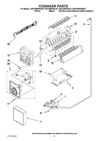 11 - Control parts for Whirlpool Refrigerator CS25AFXKT00 from AppliancePartsPros.com