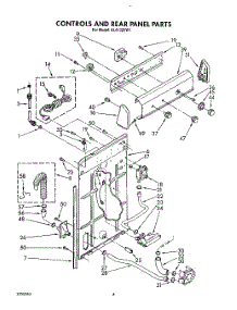 03 - Controls And Rear Panel parts for Whirlpool Washer AL4132VW1 from AppliancePartsPros.com