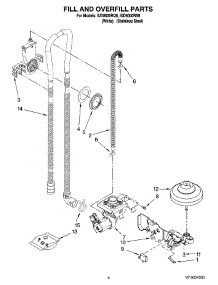 04 - Fill And Overfill Parts parts for Whirlpool Dishwasher IUD8000RQ8 from AppliancePartsPros.com