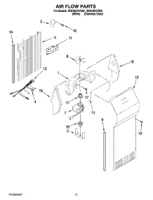 10 - Air Flow Parts parts for Whirlpool Refrigerator ID5HHEXVS02 from AppliancePartsPros.com