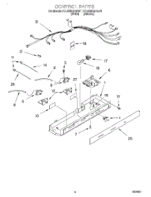 03 - Control parts for Kitchenaid Refrigerator KSUS25QDWH01 from AppliancePartsPros.com