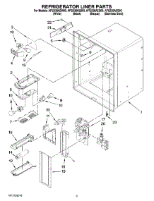 02 - Refrigerator Liner Parts parts for Maytag Refrigerator AFI2538AEB00 from AppliancePartsPros.com