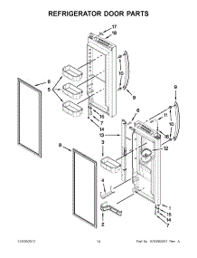 09 - Unit Parts parts for Whirlpool Refrigerator CS22AFXKS06 from AppliancePartsPros.com