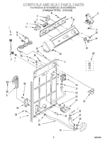 02 - Controls And Rear Panel parts for Whirlpool Washer 3LSC9255AN0 from AppliancePartsPros.com