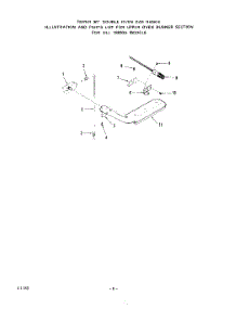 07 - Upper Body parts for Whirlpool Range 1883W0A from AppliancePartsPros.com