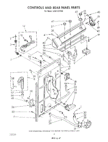 03 - Controls And Rear Panel parts for Whirlpool Washer LA6010XTM0 from AppliancePartsPros.com