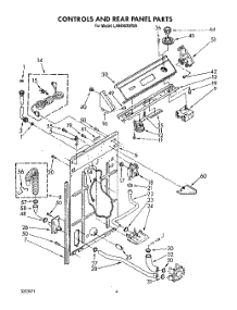 03 - Controls And Rear Panel parts for Whirlpool Washer LA9680XWG0 from AppliancePartsPros.com