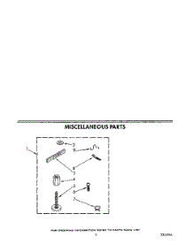 06 - Miscellaneous parts for Kitchenaid Washer KAWE742WAL2 from AppliancePartsPros.com