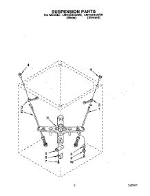 06 - Suspension parts for Whirlpool Washer LMV5243AW0 from AppliancePartsPros.com