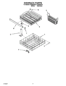 06 - Dishrack Parts, Optional Parts (Not Included) parts for Whirlpool Dishwasher IUD6000SS0 from AppliancePartsPros.com