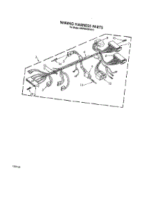 09 - Wiring Harness parts for Kitchenaid Washer KAWE860WWH3 from AppliancePartsPros.com